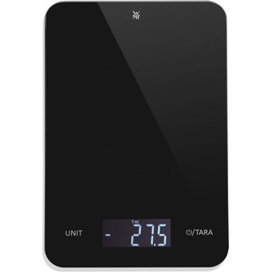 WMF Elektrische, Schwarz, Kunststoff, Glas, 15x23 cm, Abschaltautomatik, digitale Anzeige, exkl. Batterie, Backen, Küchenwaagen