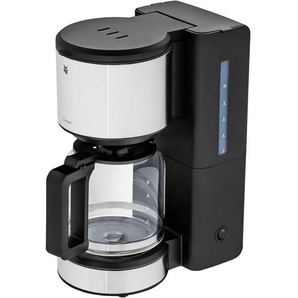 WMF Filterkaffeemaschine Stelio, Schwarz, Edelstahl, Glas, 1,25 L, 17x34.1x25 cm, Warmhalteplatte, automatische Endabschaltung, Wasserstandsanzeige an