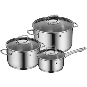 WMF Kochtopfset Astoria, Metall, 3-teilig, 20 cm,24 cm,16 cm, 2,5 L,5,7 L,1,4 L, TransTherm®-Allherdboden, Kochen, Töpfe, Topfsets