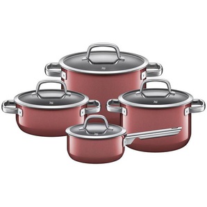 WMF Kochtopfset Fusiontec, Metall, 4-teilig, 20 cm,24 cm,16 cm, rund, Griffe werden nicht heiß, Kochen, Töpfe, Topfsets