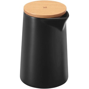 WMF Milchkännchen Kineo, Braun, Schwarz, Keramik, 270 ml, 12.5 cm, Ausgießer, Kaffee & Tee, Kannen, Milchkännchen