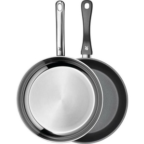 WMF Pfannenset Devil A Profi, Metall, 2-teilig, rund, TransTherm®-Allherdboden, Kochen, Pfannen, Pfannensets