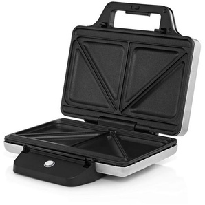 WMF Sandwichtoaster Lono, Edelstahl, Metall, 27.5x11.5x29.5 cm, Antihaftbeschichtung, Bräunungsgrad regulierbar, leicht zu reinigen, Küchengeräte,