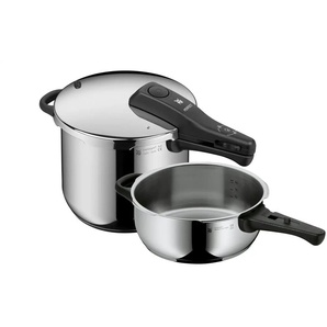 WMF Schnellkochtopf-Set  Perfect ¦ silber ¦ Edelstahl Ø: 22