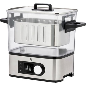 WMF Sous-Vide Garer LONO Pro Sous-Vide-Garer mit Timer-Funktion silberfarben (cromargan) Dampfgarer