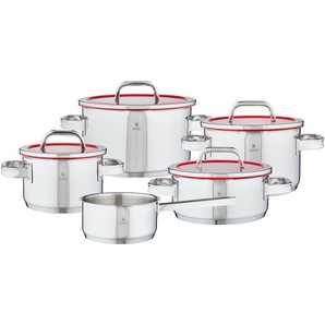 WMF Topfset  5-teilig  Function 4 ¦ silber ¦ Edelstahl ¦ Maße (cm): B: 32 H: 30