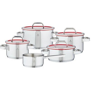 WMF Topfset  5-teilig  Function 4 ¦ silber ¦ Edelstahl