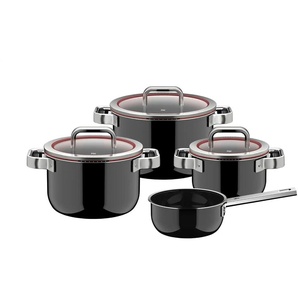 WMF Topfset  Fusiontec Pro ¦ Edelstahl ¦ Maße (cm): B: 32 H: 29,5