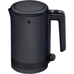 WMF Wasserkocher Deep Black, Schwarz, Metall, 0,8 L, 17.5x24x23 cm, Küchengeräte, Wasserkocher