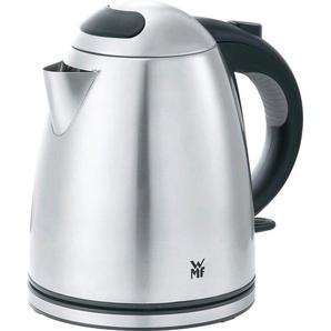 WMF Wasserkocher Stelio, Schwarz, Silber, Metall, 1,2 L, kabellos, automatische Abschaltung, manuelle Überhitzungsschutz, 360°-Sockel,
