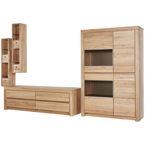 WÖSTMANN Wohnwand  Soleo 3000 ¦ holzfarben ¦ Maße (cm): B: 310 H: 201 T: 52.0