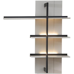 Wohn-Concept Como Wandregal Holzwerkstoff/Granit Steinfurnier
