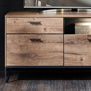 Wohn-Concept Manhattan Sideboard Holzwerkstoff/Metall Haveleiche