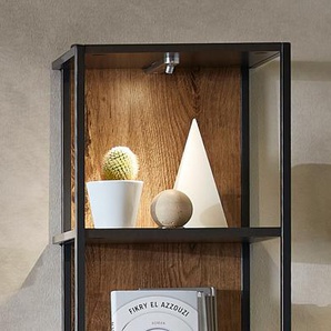 Wohn-Concept Manhattan Wandregal Holzwerkstoff/Metall Haveleiche