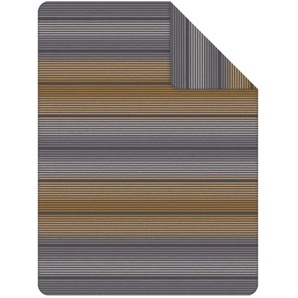 Wohndecke, braun/grau, 150 x 200 cm