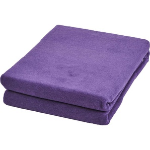 Wohndecke Cozy, done.®, geketteltem Zierstich, Baumwolle, unifarben