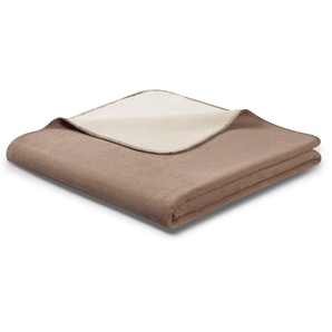 Wohndecke Wohndecke Doubleface mit geketteltem Zierstich, Biederlack, mit geketteltem Zierstich, Kuscheldecke