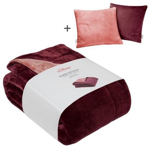 Wohndecke Doublesoft, Kuscheldecke, Deal, Kissen geschenkt!, s.Oliver, Kuscheldecke, mit GRATIS-Zugabe: 2x Kissenhülle, mit Reißverschluss