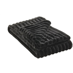 Wohndecke  Ella ¦ schwarz ¦ Synthetik ¦ Maße (cm): B: 150