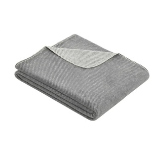 Wohndecke Jacquard - grau - Baumwollmischgewebe - 150 cm | Möbel Kraft