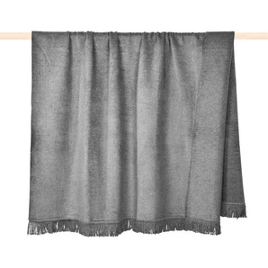 Wohndecke PAD SYDNEY Wohndecken Gr. B/L: 150 cm x 200 cm, grau (grey) Decken Made in Europe
