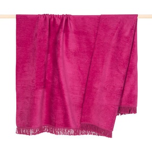 Wohndecke PAD SYDNEY Wohndecken Gr. B/L: 150 cm x 200 cm, pink (fuchsia) Decken Made in Europe