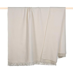 Wohndecke PAD SYDNEY Wohndecken Gr. B/L: 150 cm x 200 cm, weiß (white) Decken Made in Europe