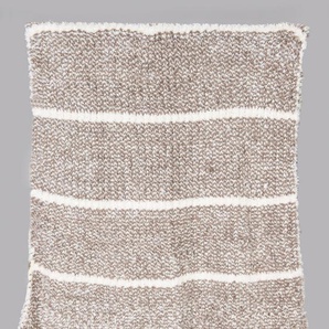 Wohndecke STAR HOME TEXTIL Cara Wohndecken Gr. B/L: 130 cm x 170 cm, grau (taupe) Strickdecken grober Strick