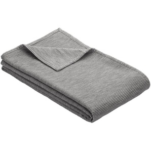 Wohndecke Turin, IBENA, mit feinen Streifen, Kuscheldecke