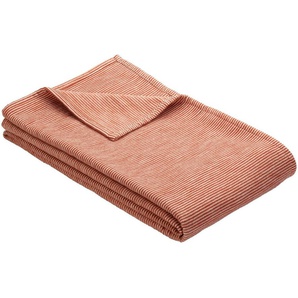 Wohndecke Turin, IBENA, mit feinen Streifen, Kuscheldecke