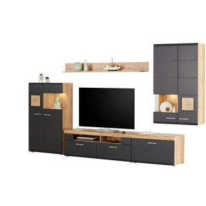 Wohnkombination Fun Plus | schwarz | 320 cm | 205 cm | cm 47,0 |