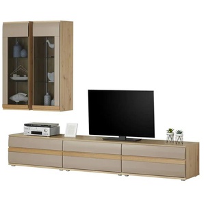 Wohnkombination - grau - Materialmix - 270 cm - 215 cm - cm 53,0 | Möbel Kraft