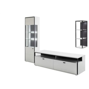 Wohnkombination Orella - weiß - Materialmix - 237 cm - 190 cm - cm 51,0 | Möbel Kraft