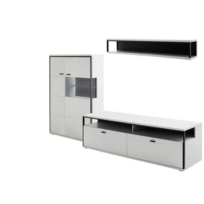 Wohnkombination Orella - weiß - Materialmix - 277 cm - 199 cm - cm 51,0 | Möbel Kraft