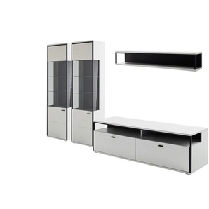 Wohnkombination Orella - weiß - Materialmix - 291 cm - 199 cm - cm 51,0 | Möbel Kraft