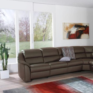 Wohnlandschaft 1505 Freising, schlamm, inkl. elektrischer Wall-Free Funktion