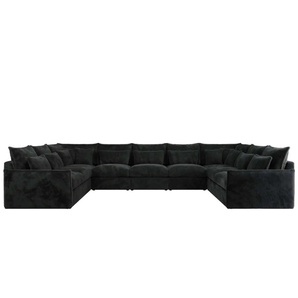 Wohnlandschaft Anthrazit   ¦ grau ¦ Maße (cm): B: 442 H: 93