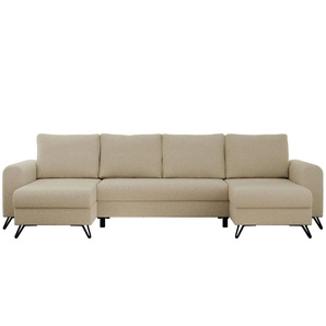 Wohnlandschaft Beige ¦ beige ¦ Maße (cm): B: 312 H: 90