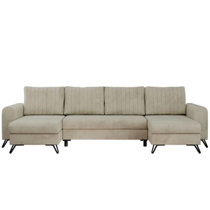 Wohnlandschaft Beige   ¦ beige ¦ Maße (cm): B: 312 H: 90