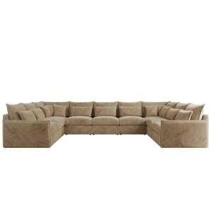 Wohnlandschaft Beige   ¦ beige ¦ Maße (cm): B: 442 H: 93