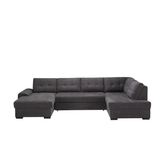 Wohnlandschaft Bella - grau - Materialmix - 326 cm - 83 cm - cm 183,0 | Möbel Kraft