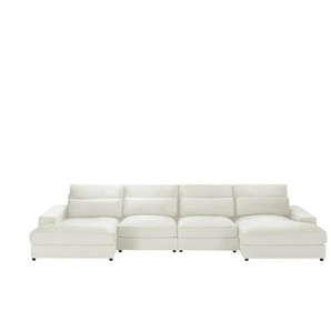 Wohnlandschaft  Branna ¦ beige ¦ Maße (cm): B: 412 H: 88 T: 164.0