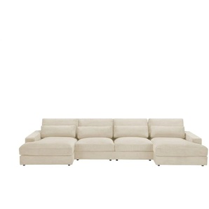 Wohnlandschaft  Branna ¦ creme ¦ Maße (cm): B: 412 H: 88 T: 164.0