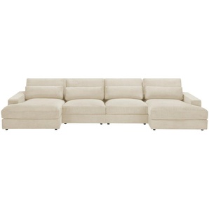 Wohnlandschaft  Branna ¦ creme ¦ Maße (cm): B: 412 H: 88 T: 164.0