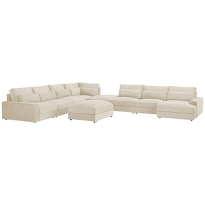 Wohnlandschaft Branna - creme - Materialmix - 502 cm - 88 cm - cm 412,0 | Möbel Kraft