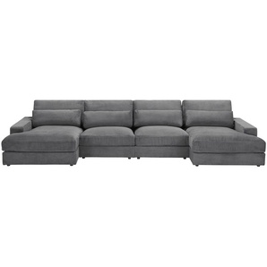 Wohnlandschaft  Branna ¦ grau ¦ Maße (cm): B: 412 H: 88 T: 164.0