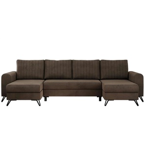 Wohnlandschaft Braun   ¦ braun ¦ Maße (cm): B: 312 H: 90