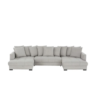 Wohnlandschaft   Capri ¦ grau ¦ Maße (cm): B: 368 H: 92 T: 182.0