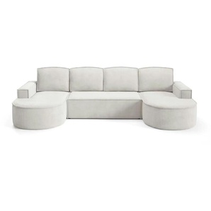 Wohnlandschaft  Flow ¦ weiß ¦ Maße (cm): B: 316 H: 88
