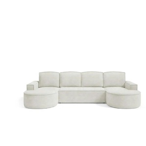Wohnlandschaft  Flow ¦ weiß ¦ Maße (cm): B: 316 H: 88